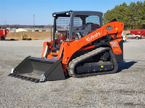 75 hp skid steer track for sale|Used Kubota SVL75.